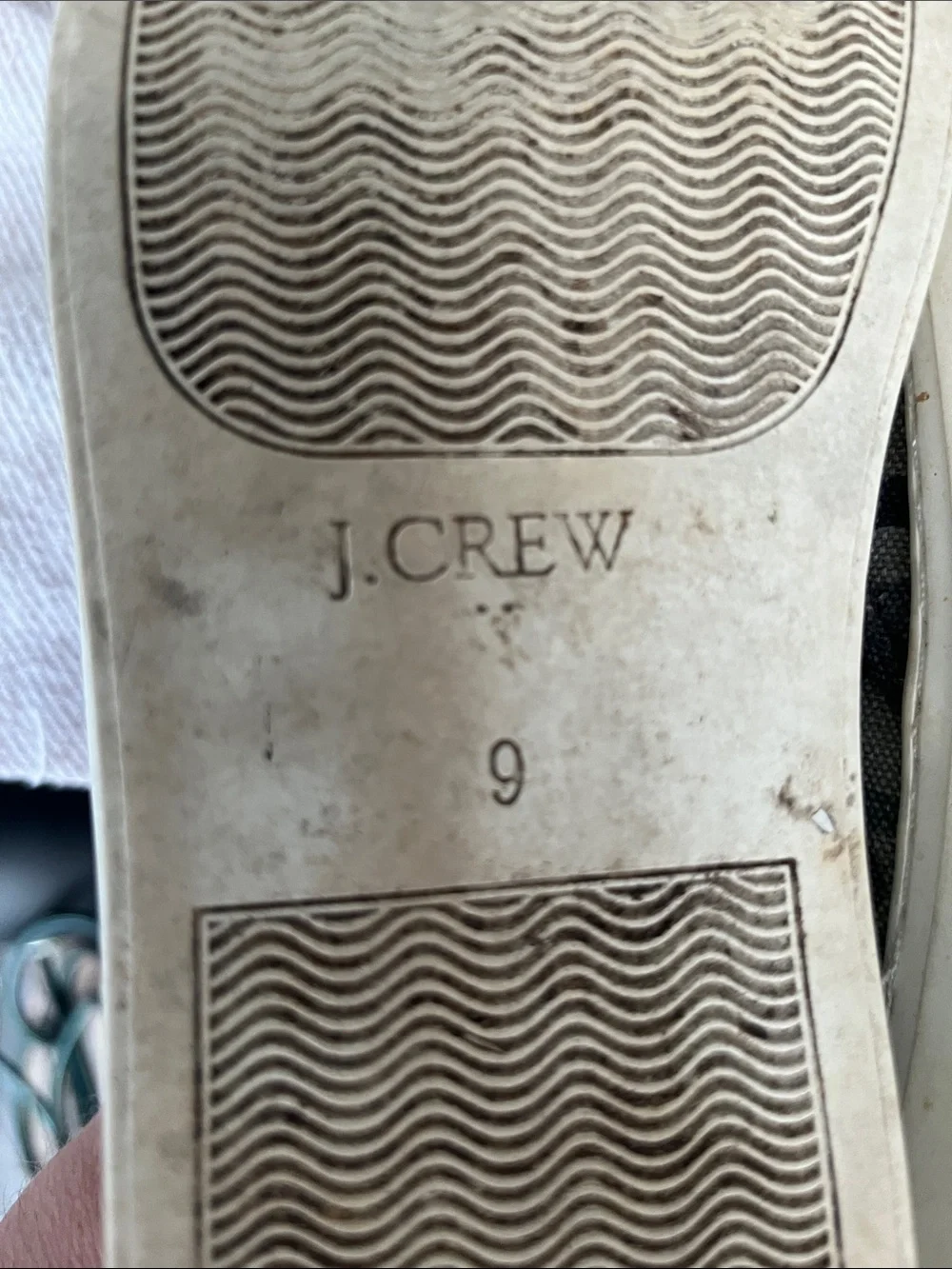 J. Crew Men’s Camo Canvas Slip-On Sneakers - Olive Green/Gray